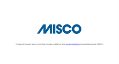 Desktop Screenshot of misco.it