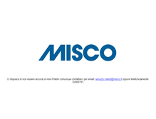 Tablet Screenshot of misco.it